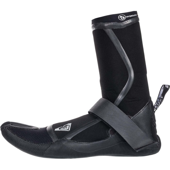 2022 Roxy Womens Elite 3mm Split Toe Wetsuit Boots ERJWW03025 - Black